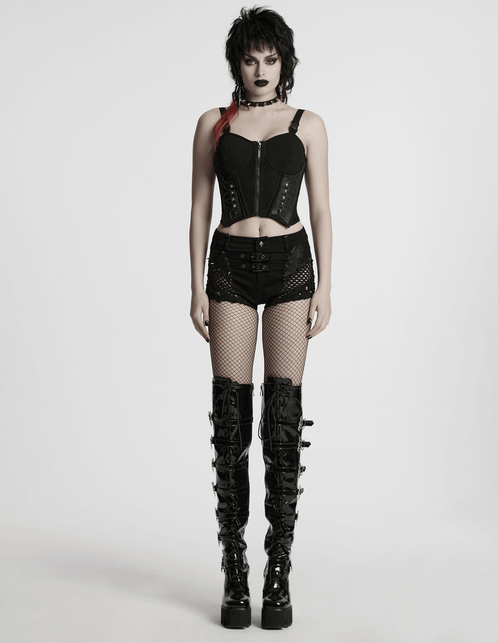Sexy Waistcoat with Corset Design and Buckle Straps