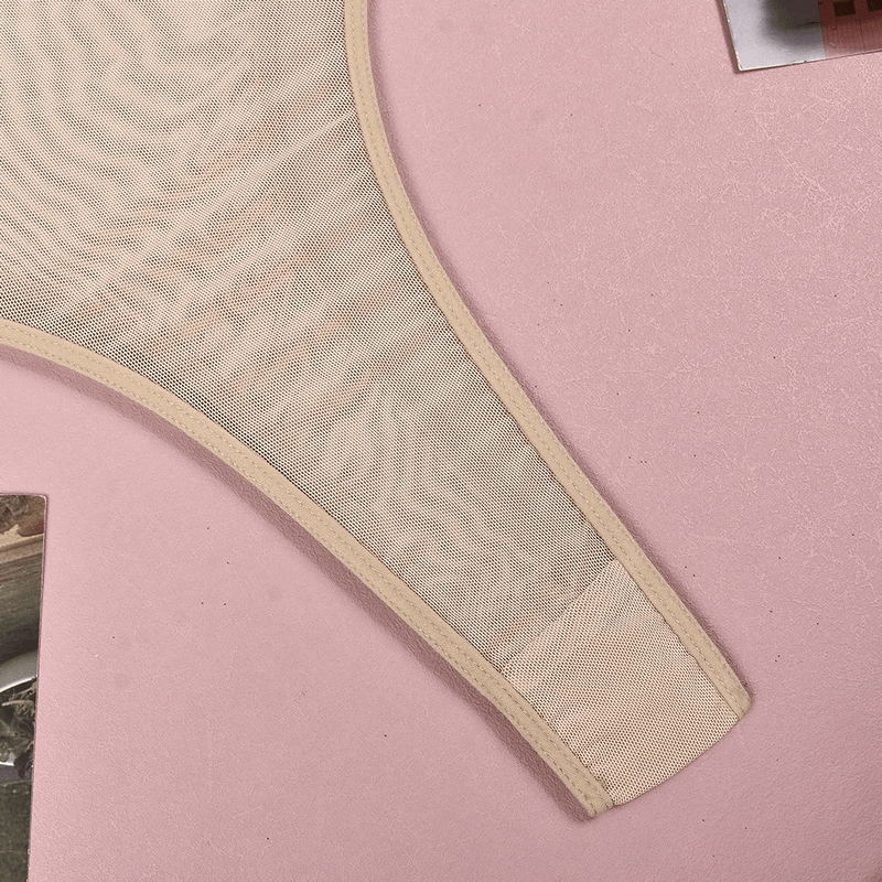 Sexy Women's Spaghetti Strap Bodysuits / Female Mesh Clothing / Erotic Skinny Outfits - EVE's SECRETS