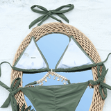 Sexy Women's Swimwear with Metal Chain / Lady's Erotic Bikini Swimsuit - EVE's SECRETS