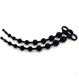 Silicone Anal Beads for Adult / Black Soft Anal Chain / Unisex Silicone Sex Toys - EVE's SECRETS
