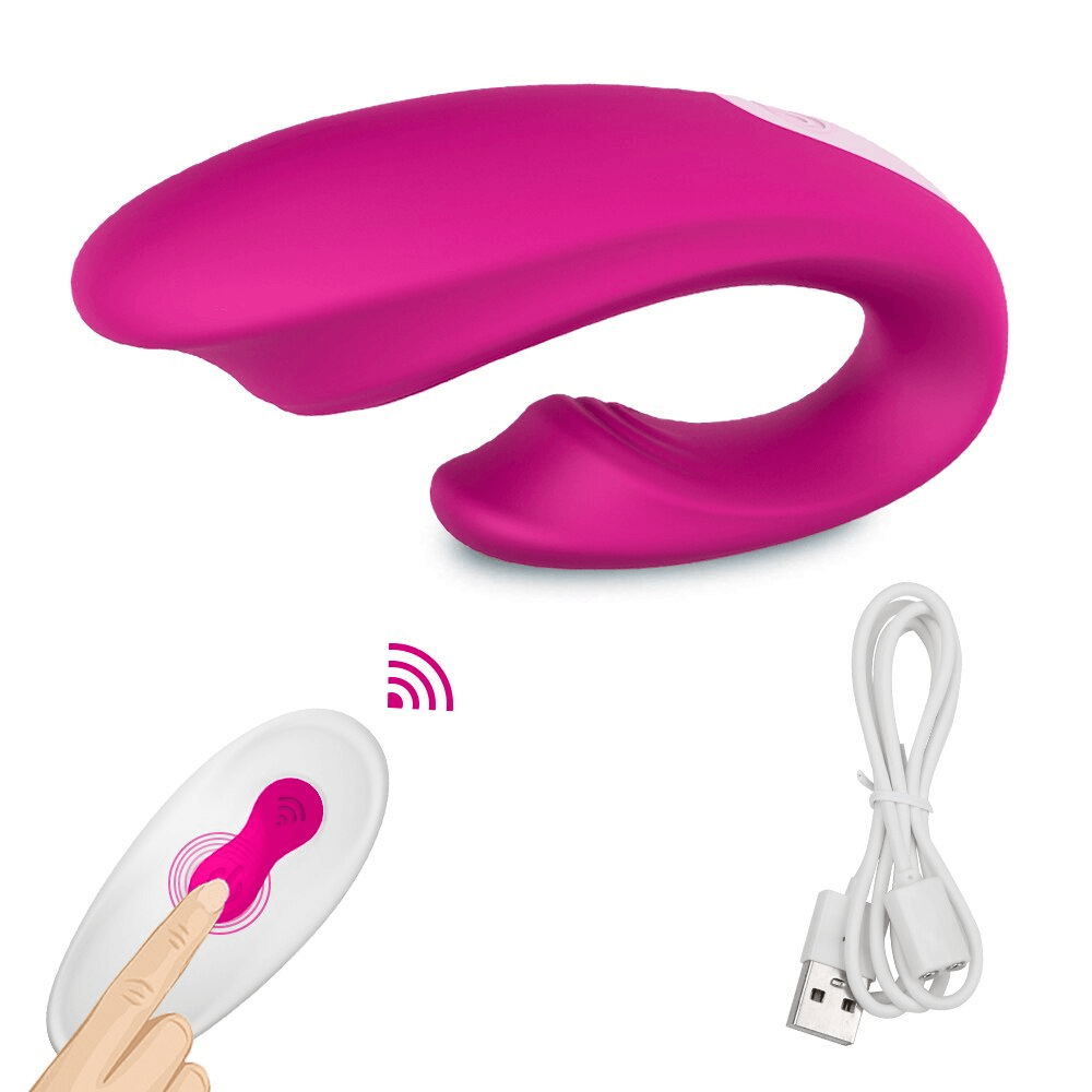 Silicone G-spot Vibrator for Ladies / Clitoris Stimulator with Remote Control / Wireless Sex Toy - EVE's SECRETS