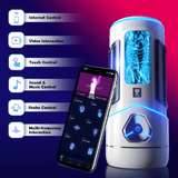 Silicone Male Masturbator / Automatic Blowjob Toy with App Remote