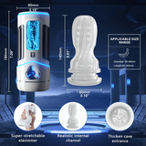 Silicone Male Masturbator / Automatic Blowjob Toy with App Remote
