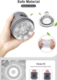 Silicone Vibrating Penis Masturbator / Vagina Simulator For Men / Adult Sex Toys - EVE's SECRETS