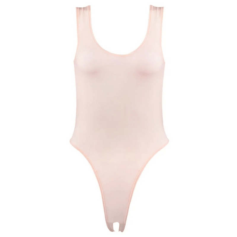 Crotchless Sleeveless Bodysuit / Women's Sexy Lingerie with Open Crotch - EVE's SECRETS
