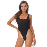 Crotchless Sleeveless Bodysuit / Women's Sexy Lingerie with Open Crotch - EVE's SECRETS