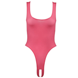 Crotchless Sleeveless Bodysuit / Women's Sexy Lingerie with Open Crotch - EVE's SECRETS