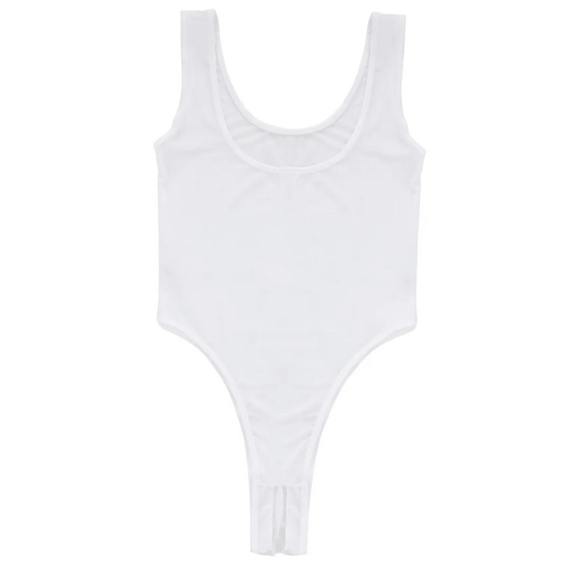 Crotchless Sleeveless Bodysuit / Women's Sexy Lingerie with Open Crotch - EVE's SECRETS