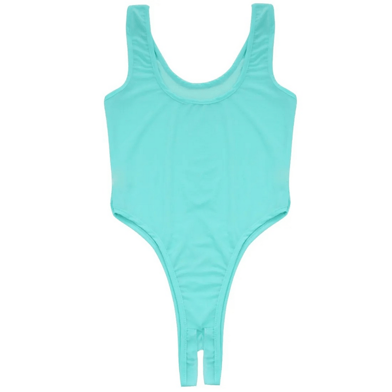 Crotchless Sleeveless Bodysuit / Women's Sexy Lingerie with Open Crotch - EVE's SECRETS