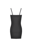 Sophisticated Bodycon Dress with Lace Trims and Straps
