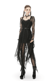 Sophisticated Bodycon Dress with Lace Trims and Straps