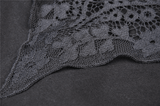 Sophisticated Bodycon Dress with Lace Trims and Straps