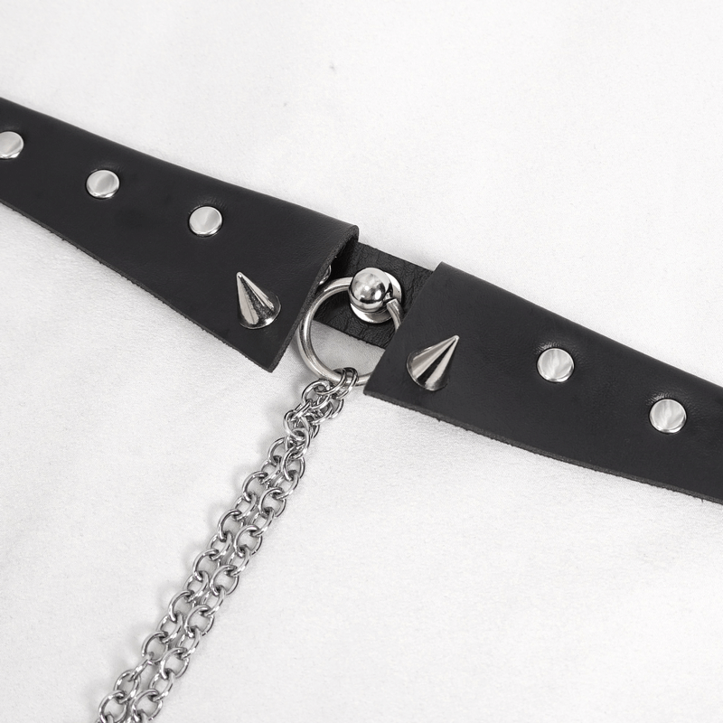 Spiked Choker, Nipples Cover / Riveted Cross Nipples Cover