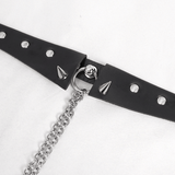 Spiked Choker, Nipples Cover / Riveted Cross Nipples Cover