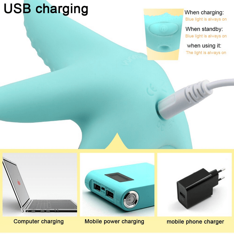 Starfish Wearable Wireless Control Sex Toy / Mult-Stimulus Clit Masturbator / Chest Massage Vibrator - EVE's SECRETS