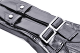 Steampunk-inspired Lace-Up Corset Belt from PU Leather