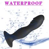 Remote Silicone Anal and G-Spot Vibrating Dildo / Waterproof Vibrator with Suction Cup / Sex Toys - EVE's SECRETS