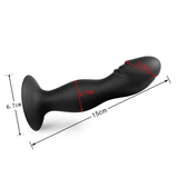 Remote Silicone Anal and G-Spot Vibrating Dildo / Waterproof Vibrator with Suction Cup / Sex Toys - EVE's SECRETS