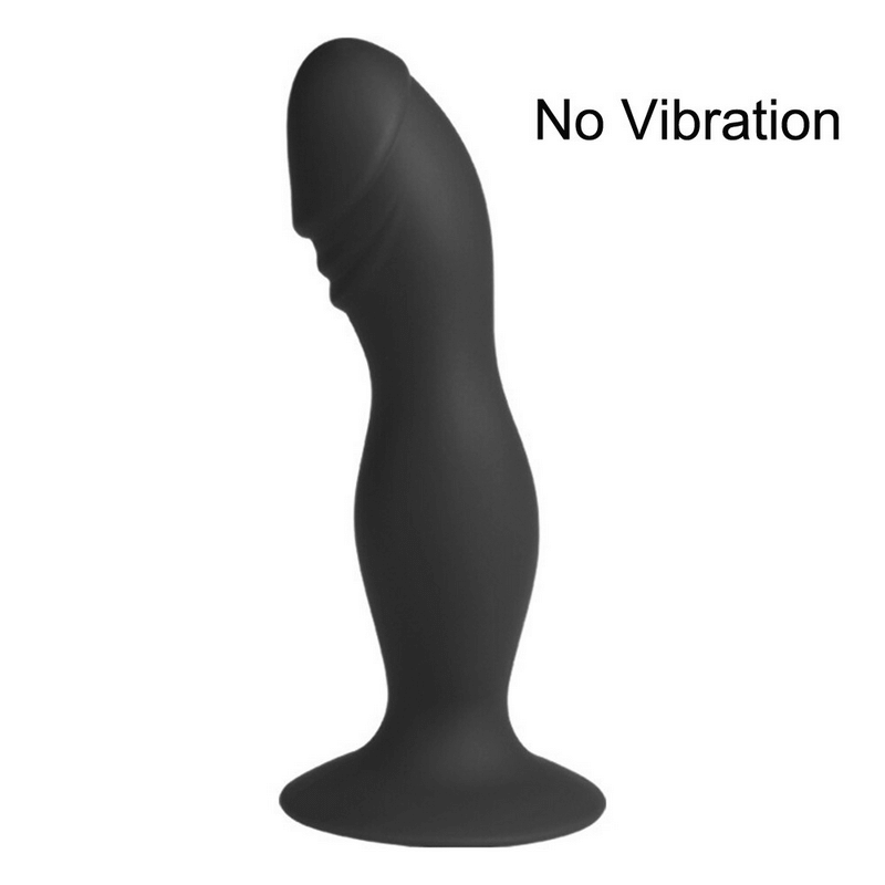 Remote Silicone Anal and G-Spot Vibrating Dildo / Waterproof Vibrator with Suction Cup / Sex Toys - EVE's SECRETS