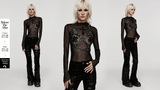 Stylish Faux Leather Punk Harness with Adjustable Straps