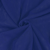 Stylish Men's Blue Mesh Top: Fashionable Long Sleeves