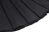 Stylish Plaid Pattern Mini Skirt with Black Buckles