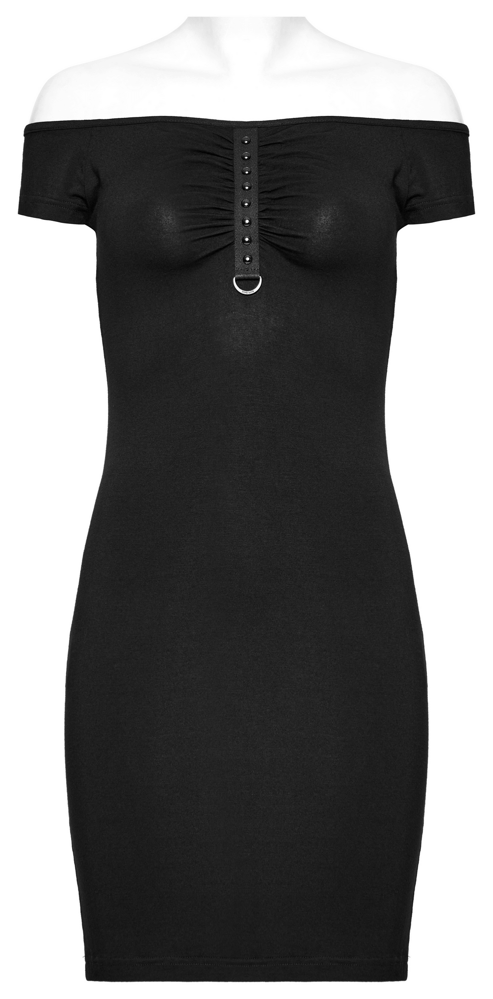 Sultry Lace Back Off-Shoulder Bodycon Dress for Women