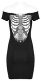 Sultry Lace Back Off-Shoulder Bodycon Dress for Women