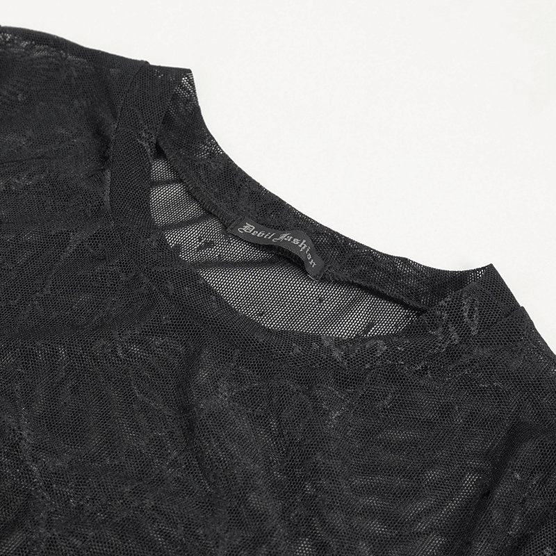Sultry PU Leather Short-Sleeved Crop Top for Women