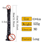 Super Long 40cm Dildo with Suction Cup / Soft Dick for Vaginal Masturbation / Realistic Penis for Ladies - EVE's SECRETS