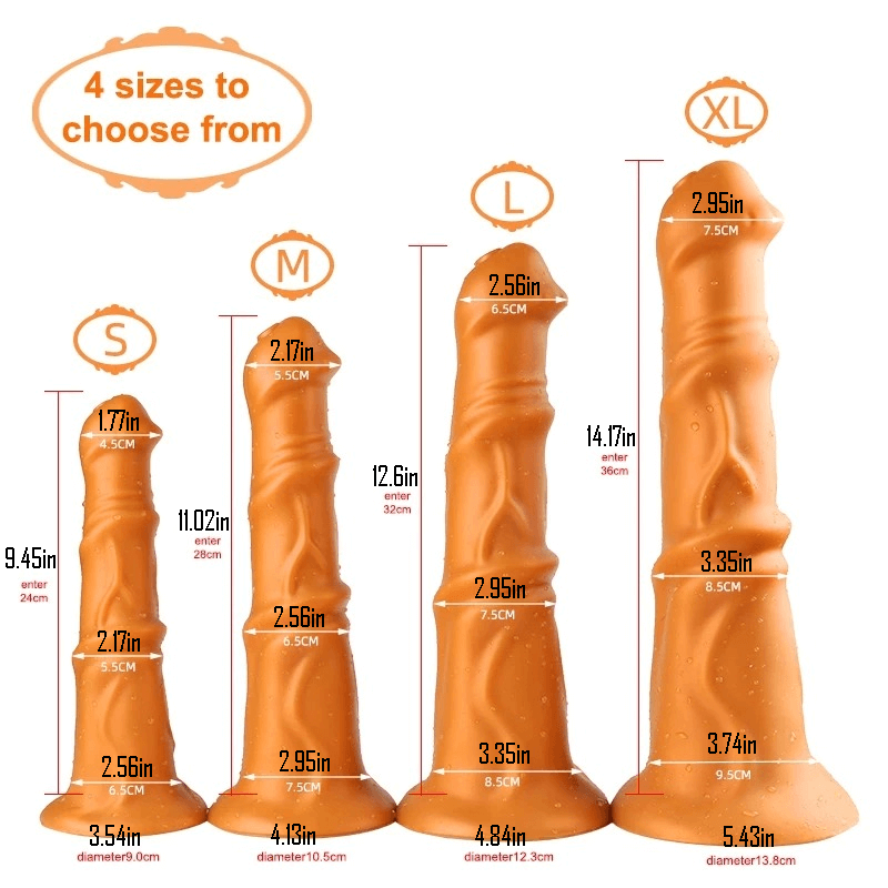 Super Long Soft Anal Plugs / Huge Horse Dildo Anal Toys / Anus Expansion Sex Tools - EVE's SECRETS