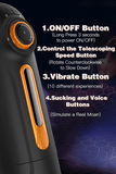 Telescopic Masturbator Blowjob / Automatic Sucking Sex Toys