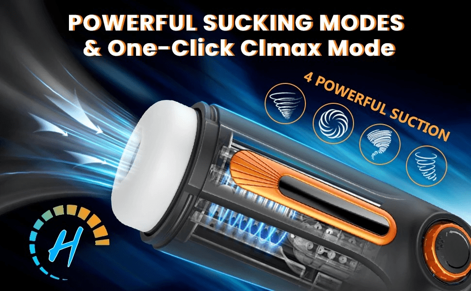 Telescopic Masturbator Blowjob / Automatic Sucking Sex Toys