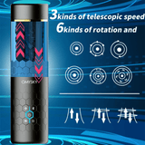Telescopic Rotating Male Masturbator / Blowjob Sex Toy