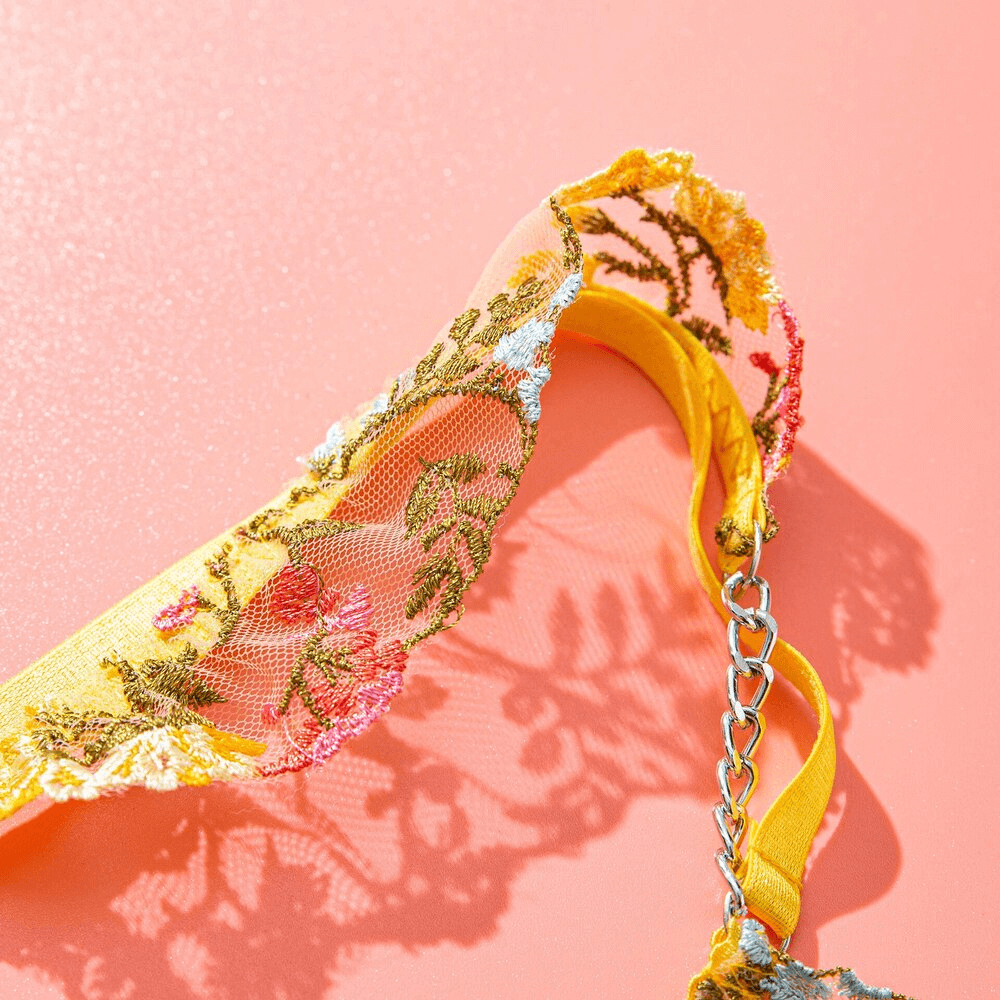 Transparent Bra Set for Women / Sexy Fairy Lace Underwear / Luxury Exotic Lingerie - EVE's SECRETS