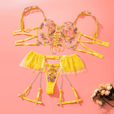 Transparent Bra Set for Women / Sexy Fairy Lace Underwear / Luxury Exotic Lingerie - EVE's SECRETS