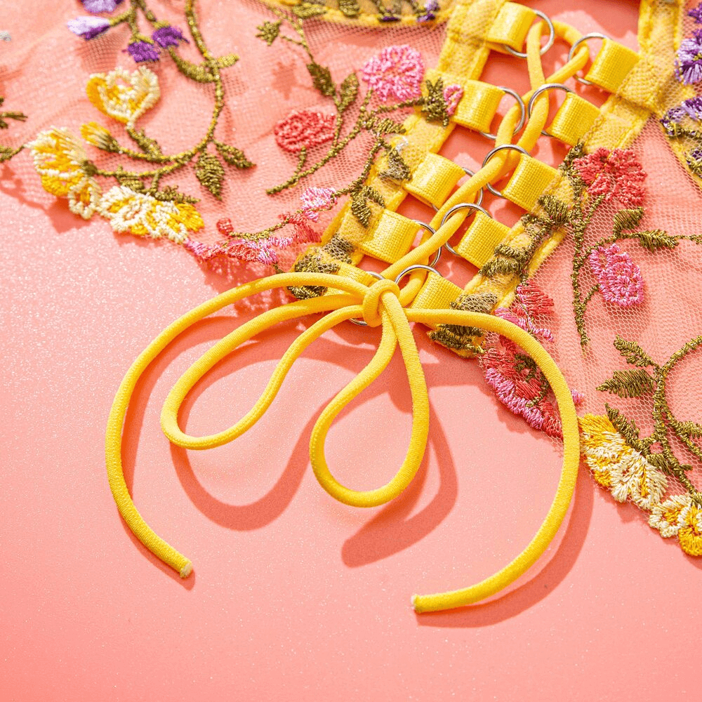 Transparent Bra Set for Women / Sexy Fairy Lace Underwear / Luxury Exotic Lingerie - EVE's SECRETS