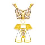 Transparent Bra Set for Women / Sexy Fairy Lace Underwear / Luxury Exotic Lingerie - EVE's SECRETS