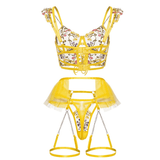 Transparent Bra Set for Women / Sexy Fairy Lace Underwear / Luxury Exotic Lingerie - EVE's SECRETS