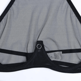 Transparent Mesh Lingerie With Bra And Panties / Women's Exotic 4-Piece Underwear Set - EVE's SECRETS