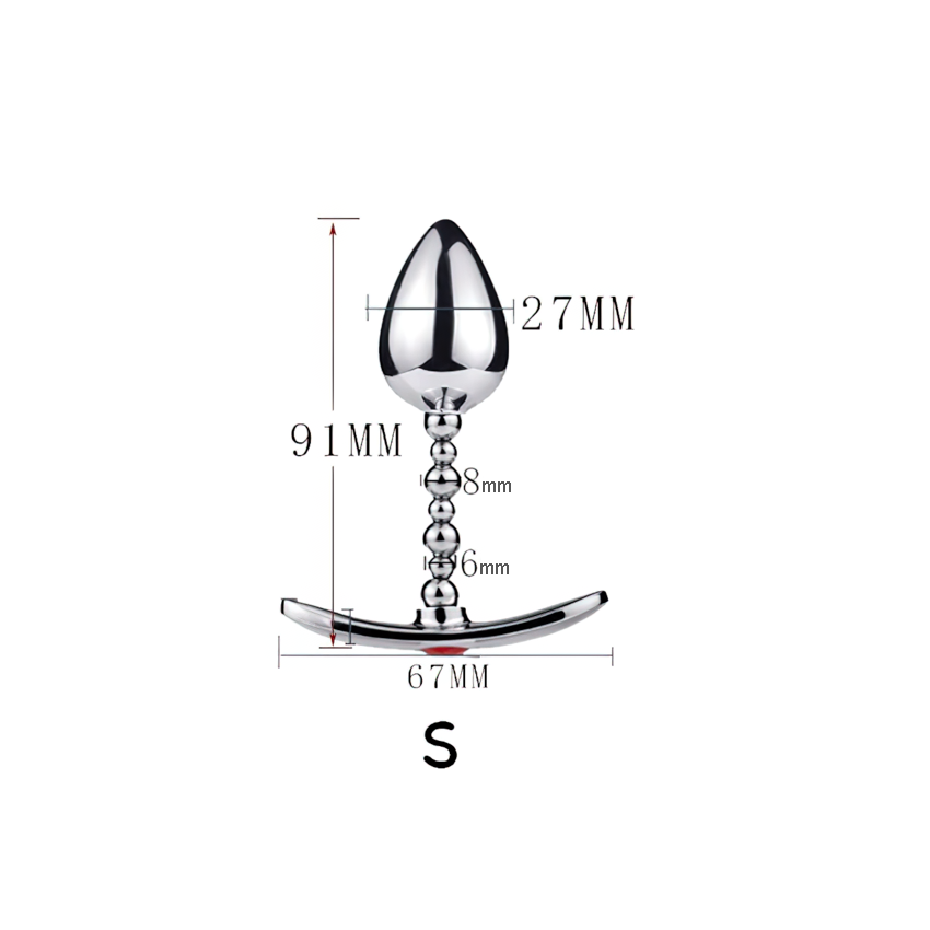 Unisex Metal Anal Plugs With Flexible Head / Anus Masturbation Kit / Adult Sex Toys - EVE's SECRETS
