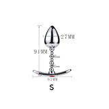 Unisex Metal Anal Plugs With Flexible Head / Anus Masturbation Kit / Adult Sex Toys - EVE's SECRETS