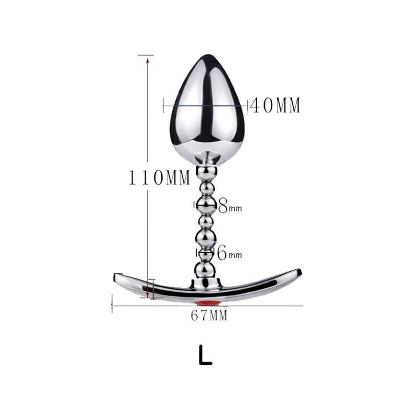 Unisex Metal Anal Plugs With Flexible Head / Anus Masturbation Kit / Adult Sex Toys - EVE's SECRETS