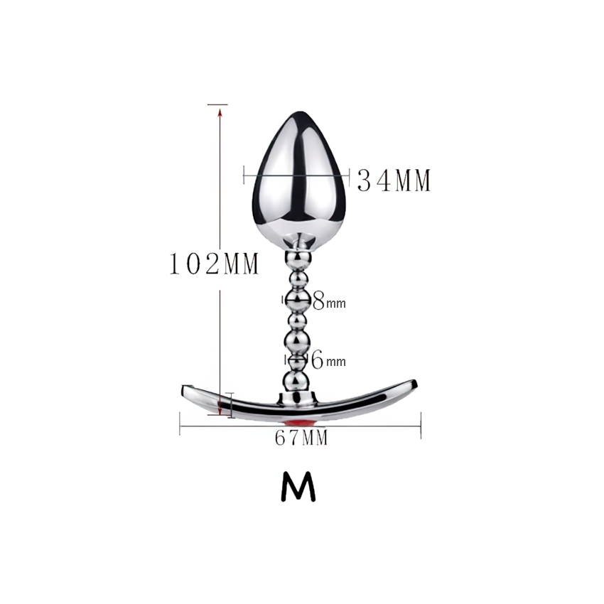 Unisex Metal Anal Plugs With Flexible Head / Anus Masturbation Kit / Adult Sex Toys - EVE's SECRETS
