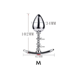 Unisex Metal Anal Plugs With Flexible Head / Anus Masturbation Kit / Adult Sex Toys - EVE's SECRETS