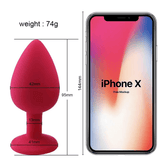 Unisex Silicone Butt Plug / Anal Plugs Sex Stopper in 3 Different Sizes / Adult Anal Trainer - EVE's SECRETS