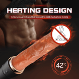 Vaginal Thrusting Telescopic Dildo / Female Masturbator with Licking / Clitoral Stimulation for Women - EVE's SECRETS
