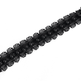 Velvet High Slit Dress: Sleeveless Dress with Lace Collar