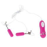 Vibrating Nipple Clamps with Wired Remote Control / Adult Sex Toys - EVE's SECRETS