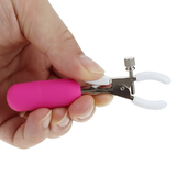 Vibrating Nipple Clamps with Wired Remote Control / Adult Sex Toys - EVE's SECRETS